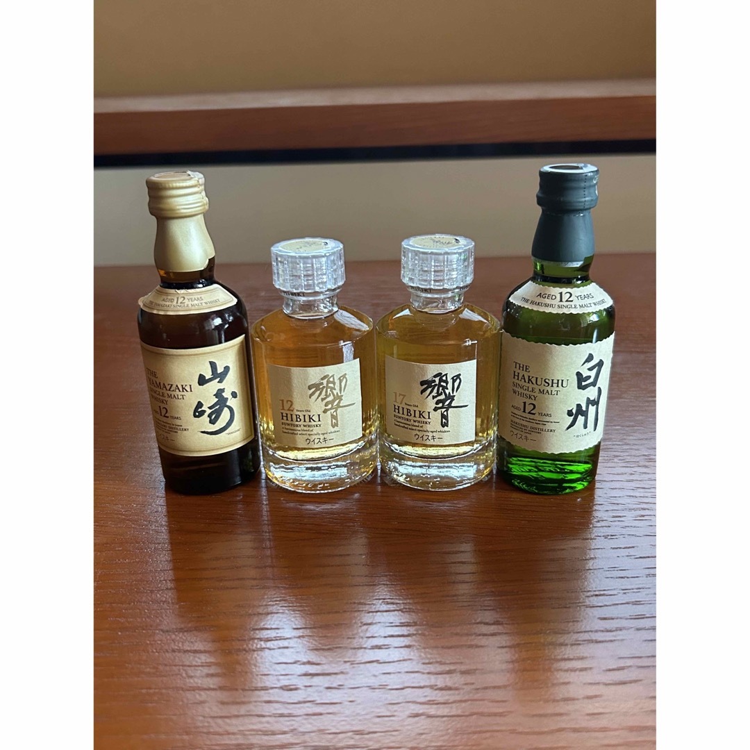 サントリー 山崎・白州・知多 ウイスキー 180ml 3本セット 未開栓 山崎