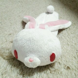 汎用うさぎ デュアルペンケース ぬいぐるみ ペンポーチ ピンク