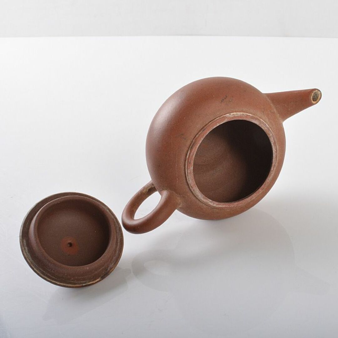 注文 中国 荊渓恵孟臣製 紫砂 朱泥 急須 茶壷 C R6379