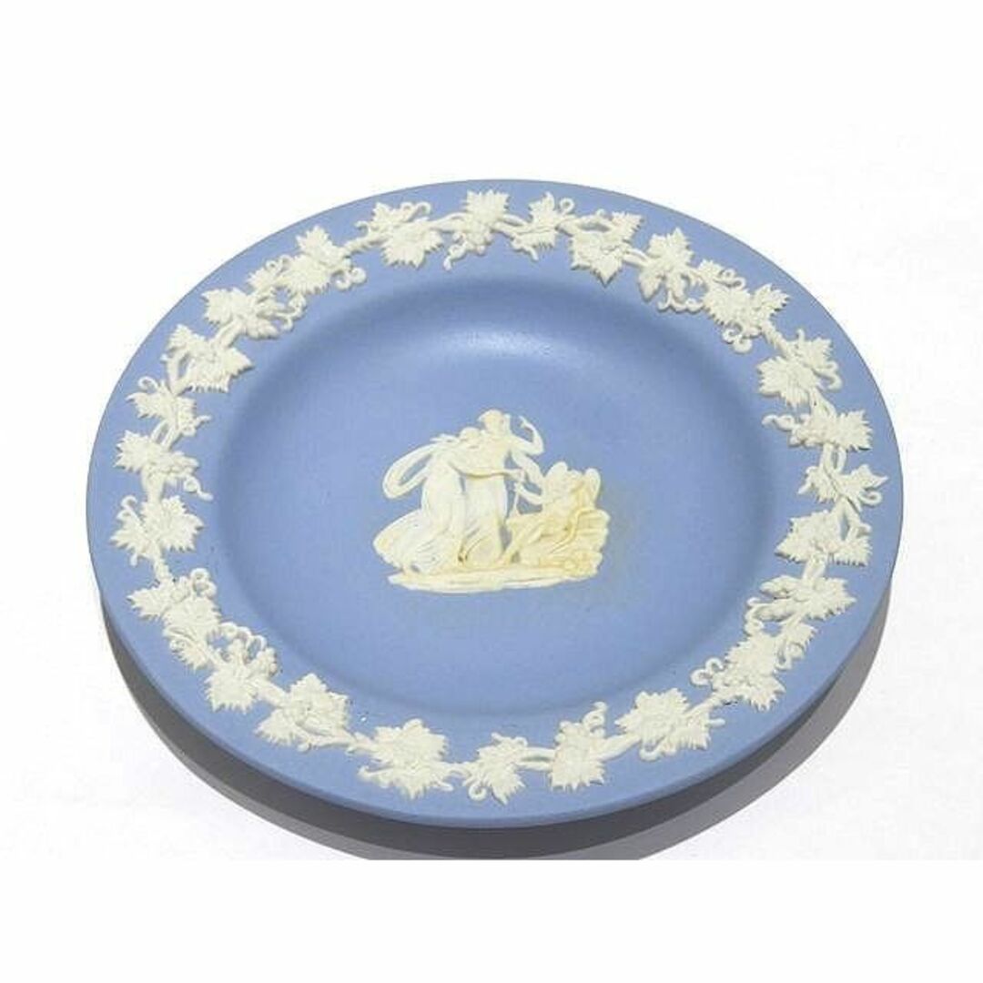 ウェッジウッド ジャスパー 小皿 ミニ プレート ブルー ◇ 飾り皿 西洋