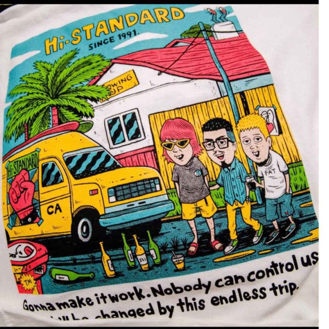 新品未使用 M Hi-STANDARD ハイスタ Tシャツの通販 by ネロ's shop｜ラクマ