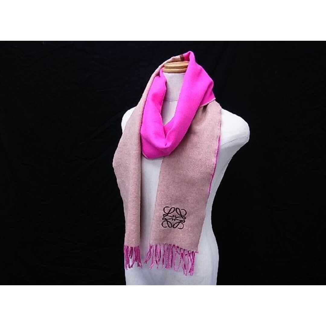 LOEWEロエベマフラーピンクベビーピンク