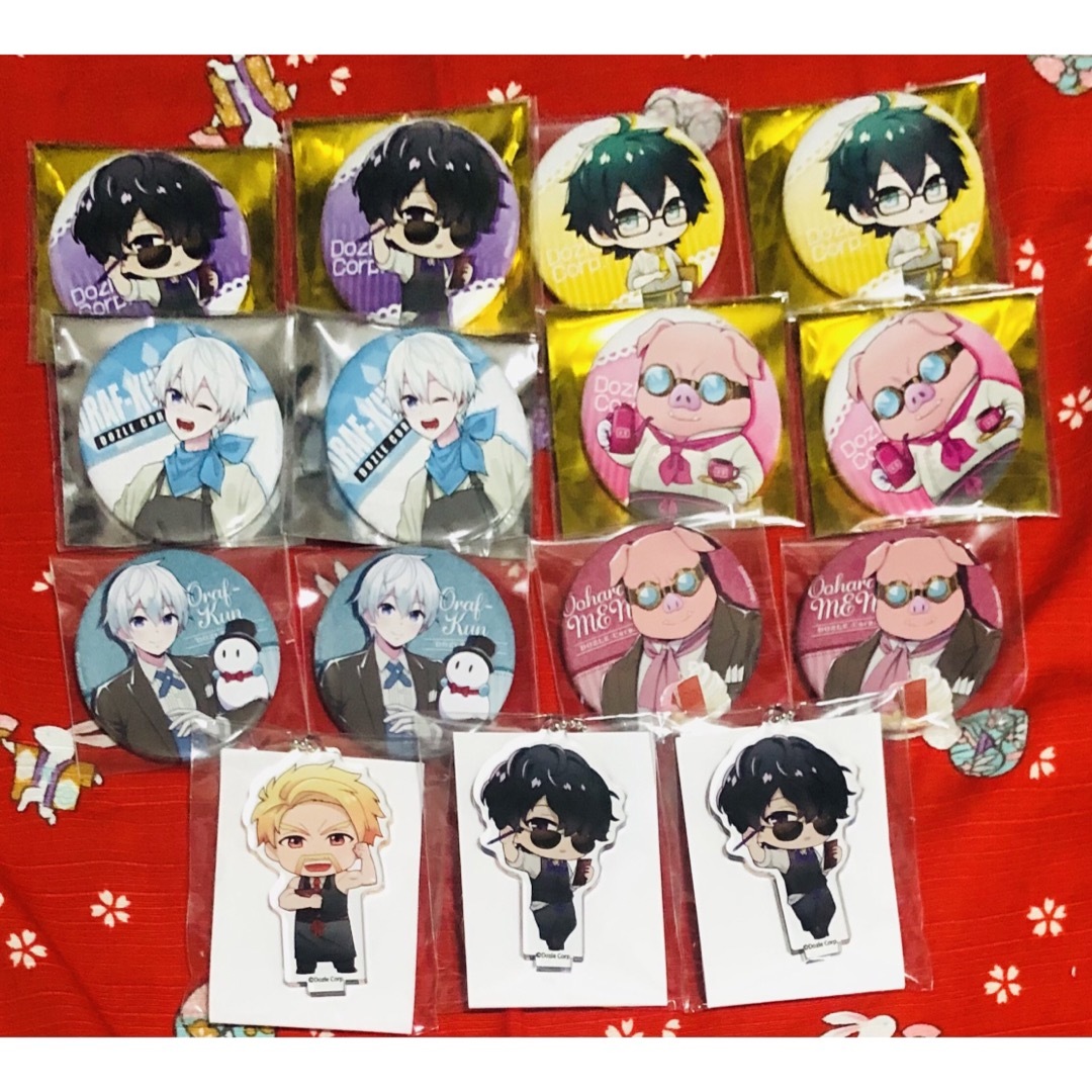 ドズル社 缶バッジ アクキー おんりー おらふくん おおはらMENの通販