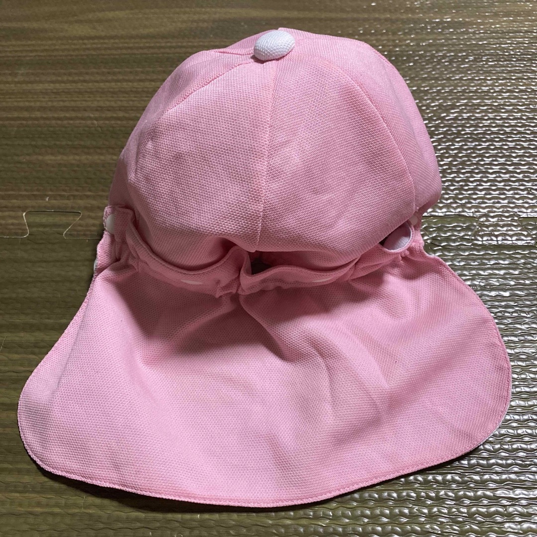 カラー帽子 メッシュ素材 ピンク