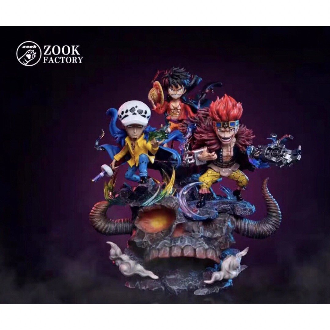 ワンピース One piece 鬼ヶ岛 三船長フィギュア GK ガレージキットの