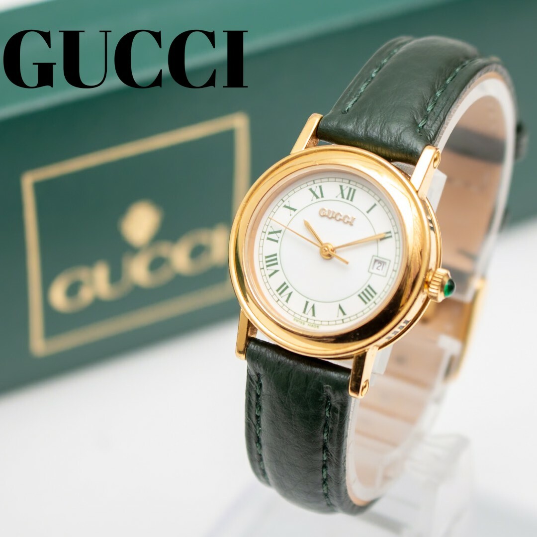 希少】GUCCI グッチ 7200L 腕時計 ゴールド レディース