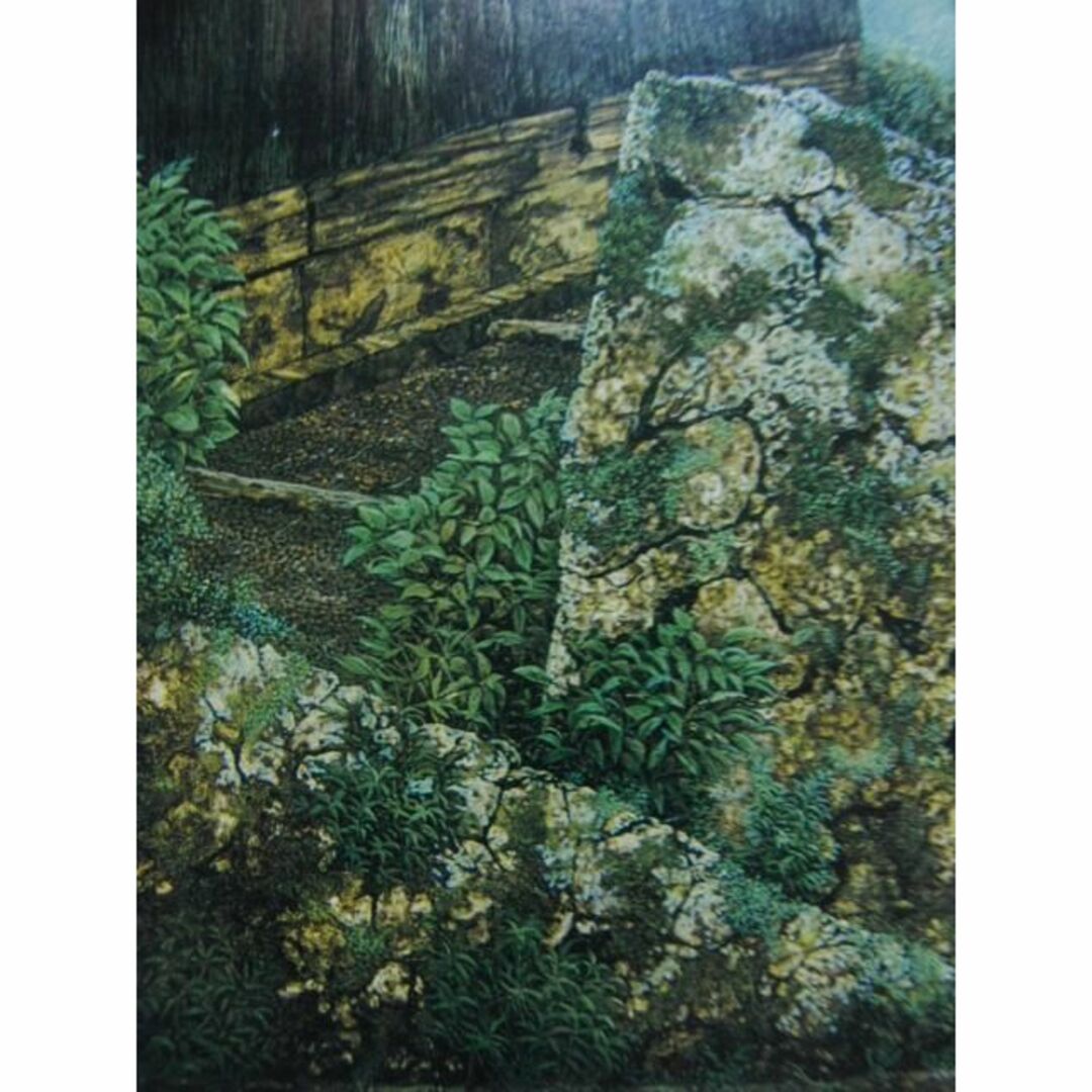 風分六抄、【甘き水の里】 希少画集画、ふるさと、自然、風景、状態