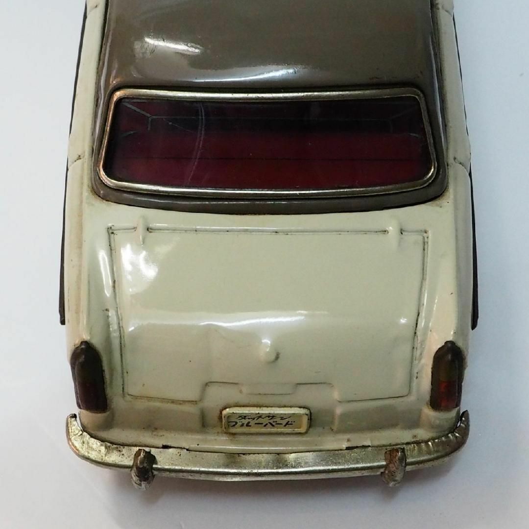 萬代屋【ダットサン セダン1000水色】ブリキtin toy car自動車□箱無