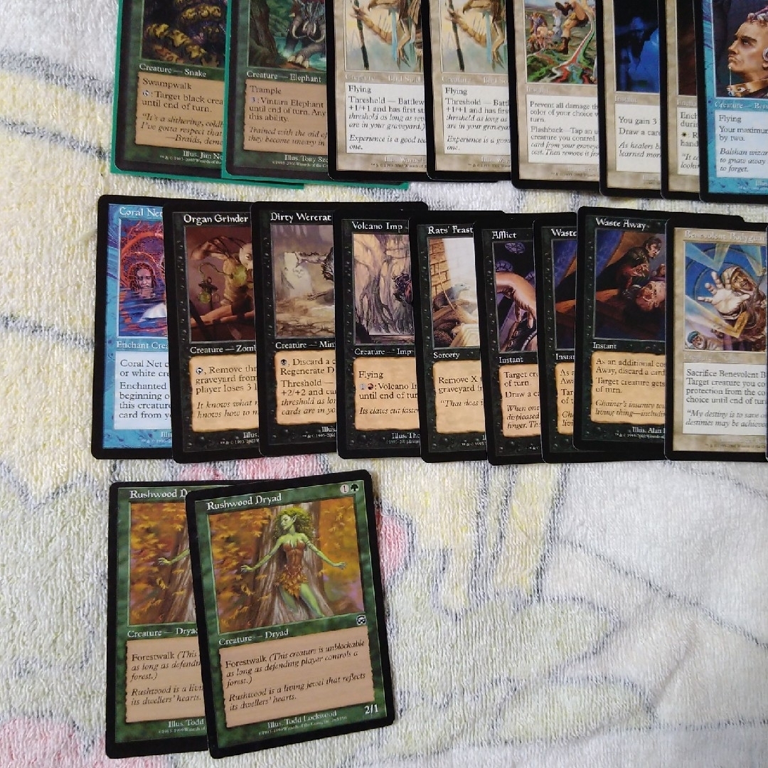 マジックザギャザリング 落盤 英語版foil 1枚 サインド マジックザ