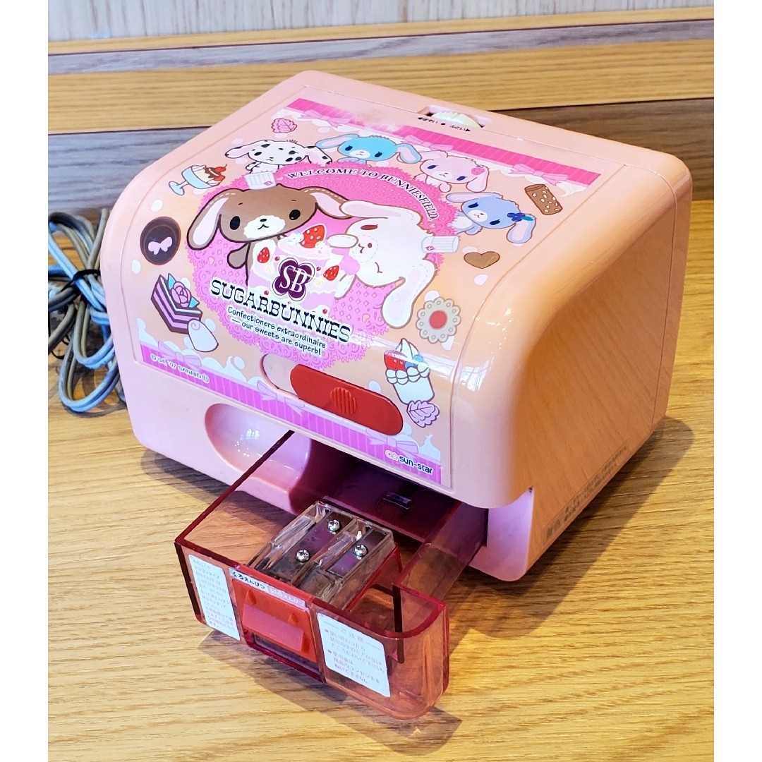 平成レトロ シュガーバニーズ 電動鉛筆削り レア 数量限定，大人気