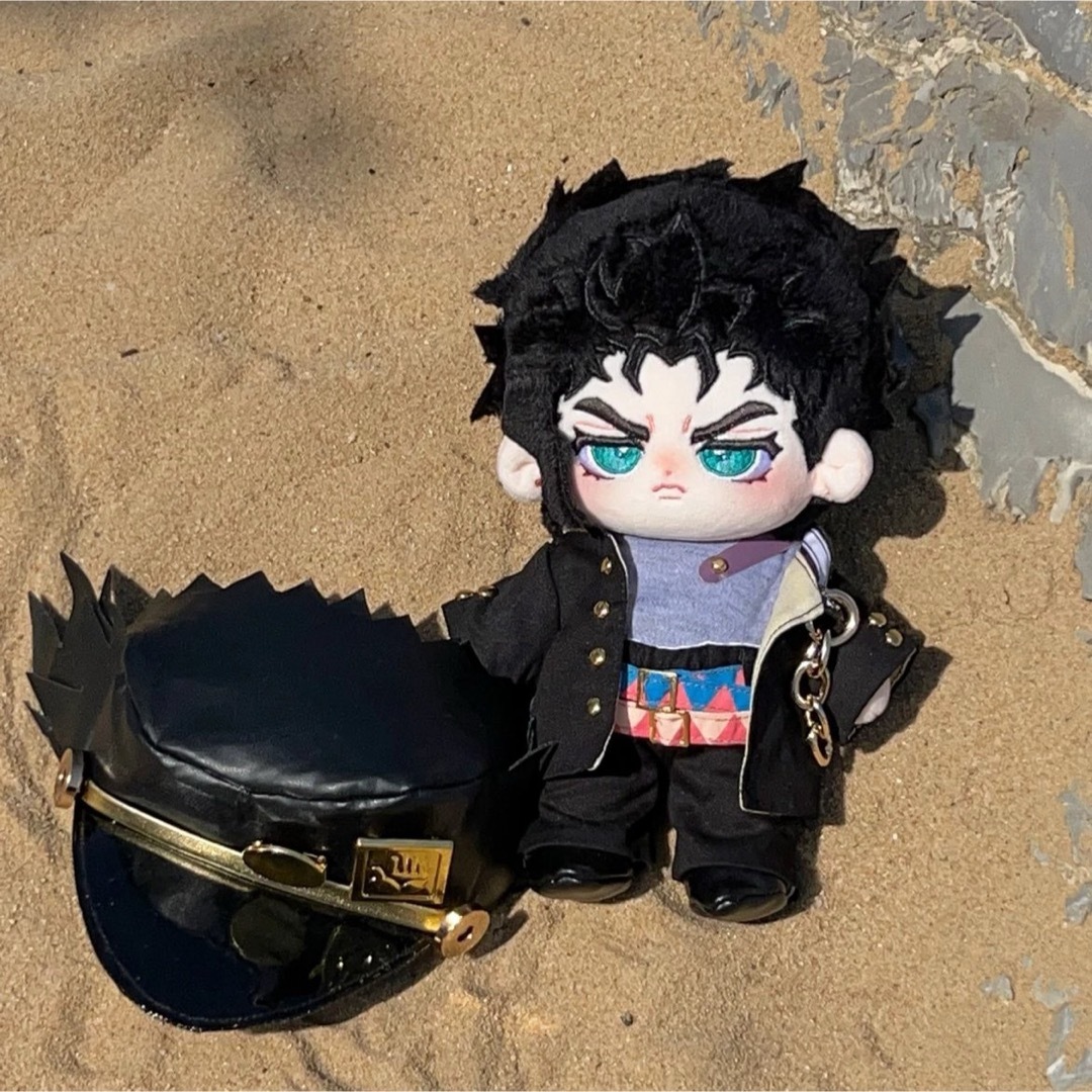 ジョジョの奇妙な冒険 空条承太郎 着せ替えぬいぐるみ しっぽ 耳付き 即日