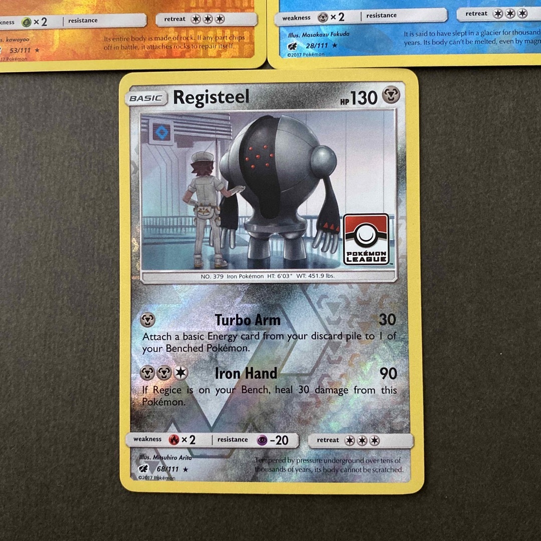 ポケモンカード レジロック レジアイス レジスチル 英語 スター