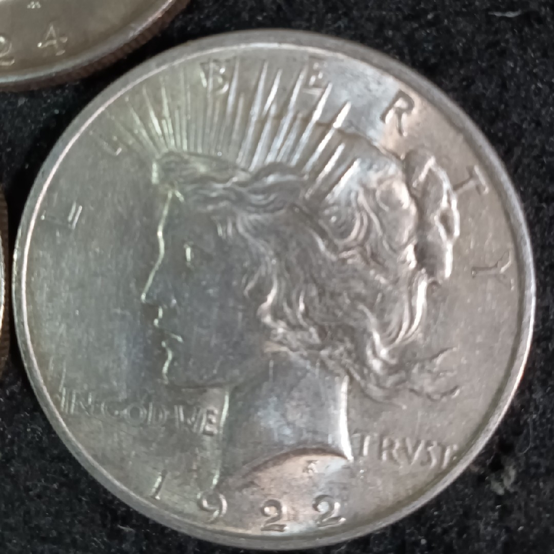 1935年 ピースダラー 銀貨 自由の女神像 鷹デザイン 1935年 ピース