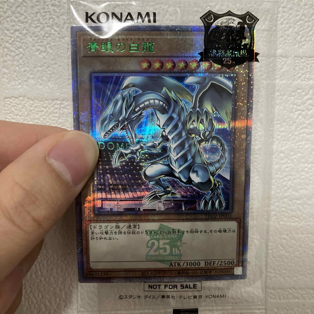 めめ様用遊戯王 青眼の白龍 25th 決闘者伝説 入場者限定 未開封 2枚