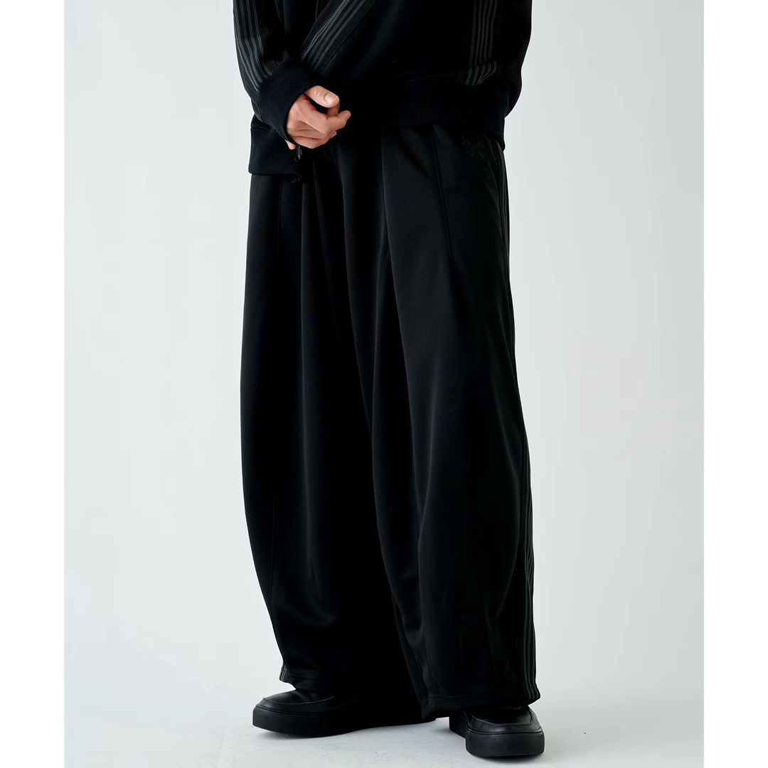 Needles - needles 24ss H.D ヒザデルパンツ studious 別注 黒 の通販