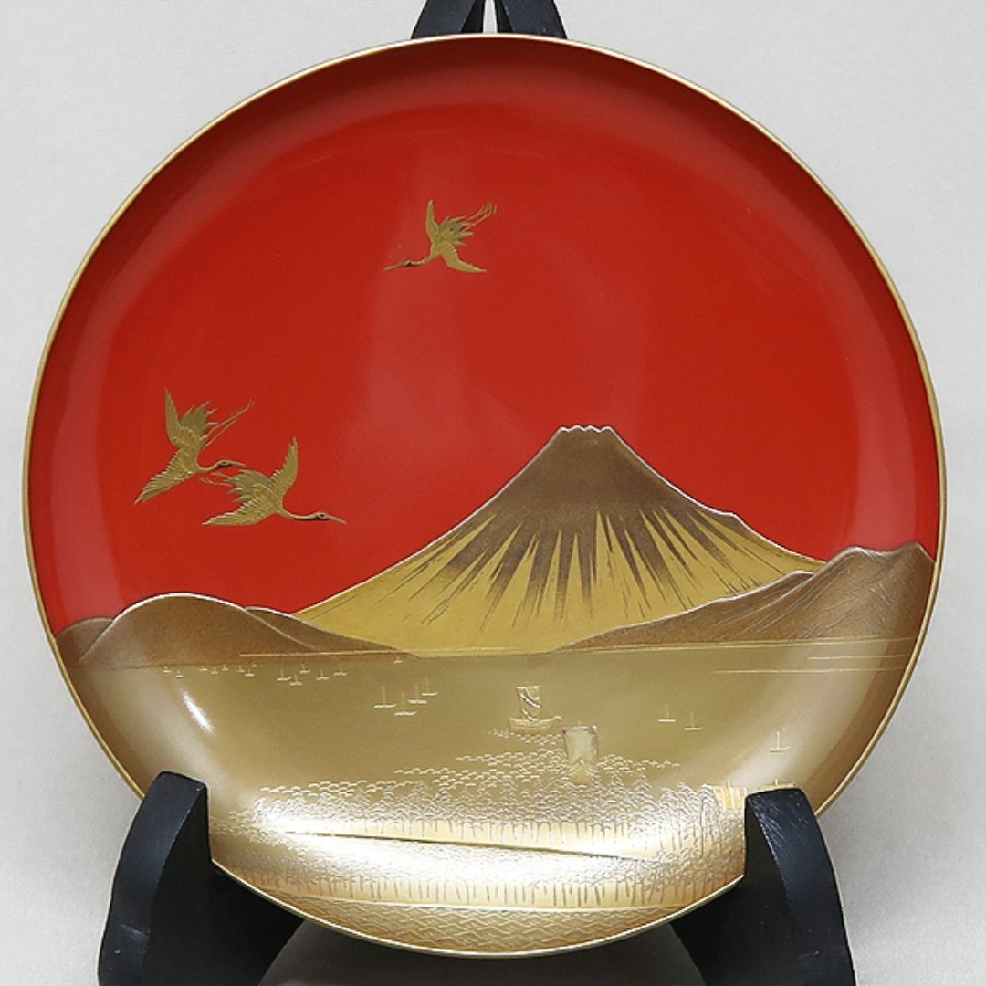 時代逸品！極上千筋糸目地に優美な見返し唐草蒔絵の映えるお椀 【