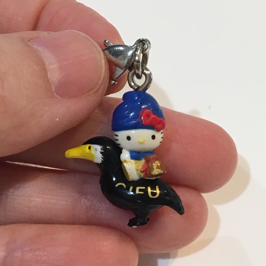キティ岐阜限定ぬいぐるみキーチェーン鵜飼