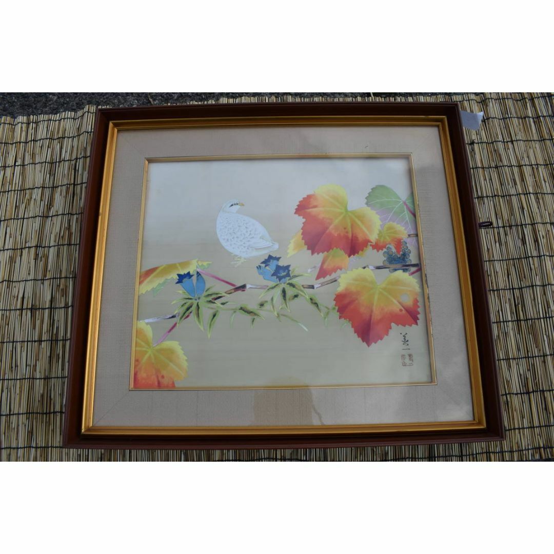 作者不詳/松鷹画賛/マツタカ図/花鳥図/掛軸☆宝船☆AH-536 作者不詳/松