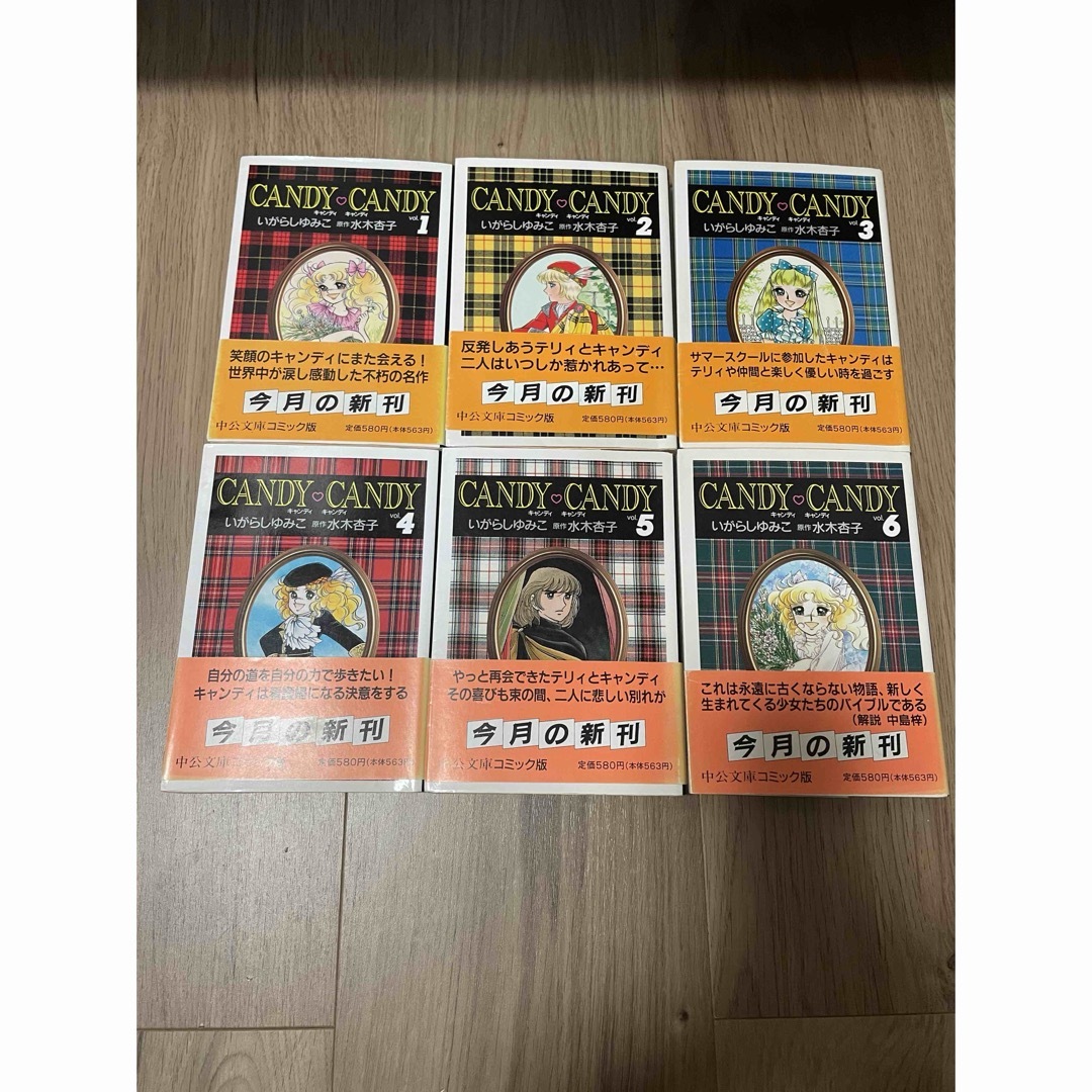 キャンディキャンディ 1〜6巻 全巻セット 文庫 いがらしゆみこ 絶版