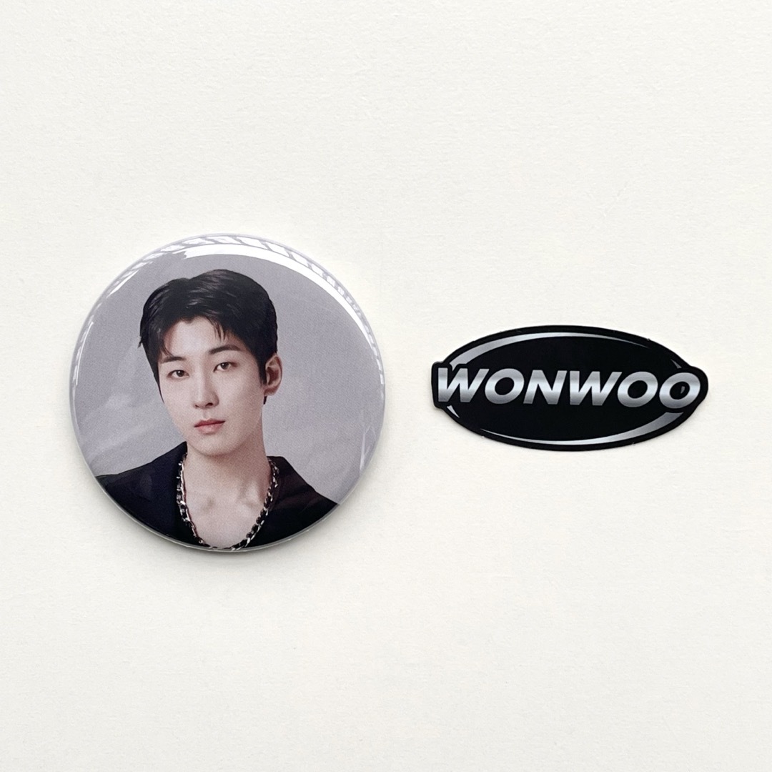 SEVENTEEN ウォヌWONWOO ワッペンバッジアクスタ缶バッジ