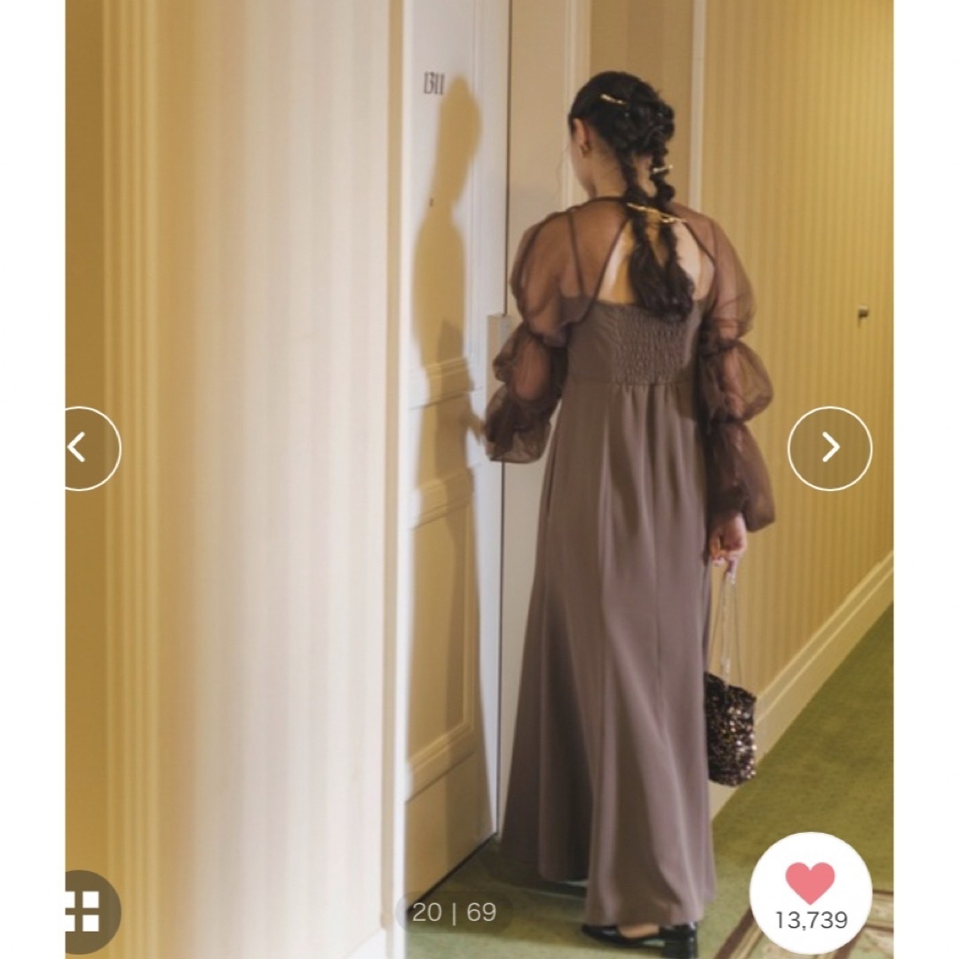 Kastane オケージョンドレス ブラウン サイズ1