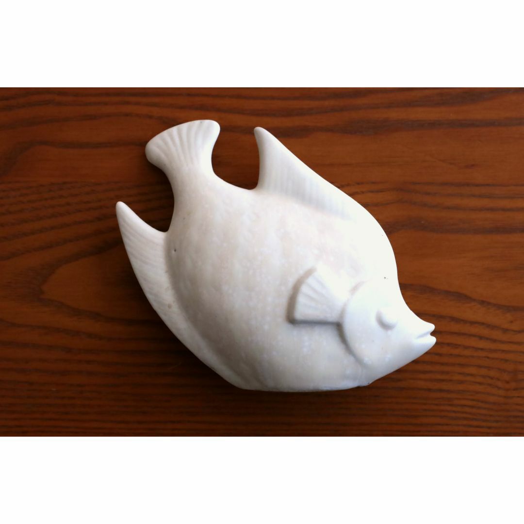 Rorstrand - Gunnar Nylund グンナーニールンド 魚 オブジェ 白 58428
