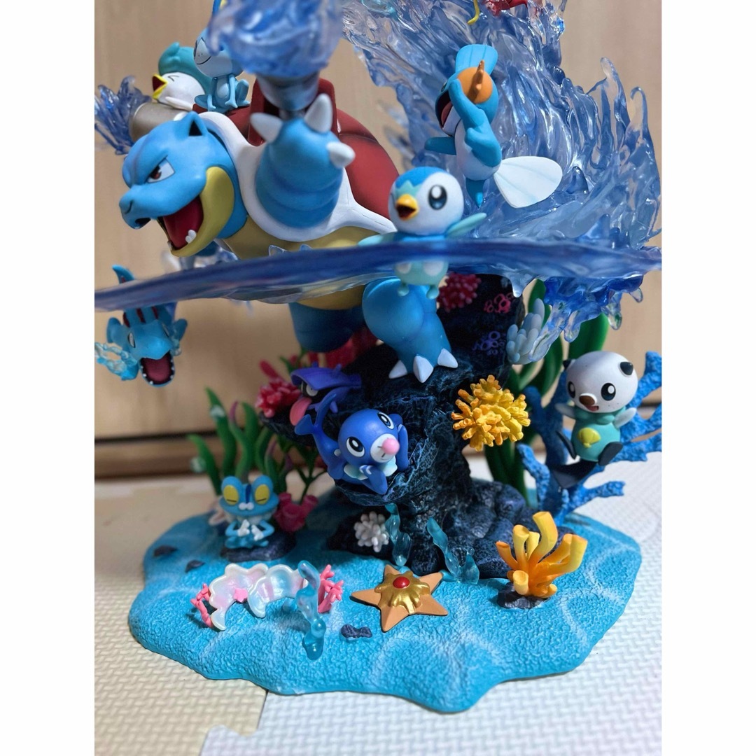 ポケモン カメックス 33cm PVC製 フィギュアw ポケモン カメックス