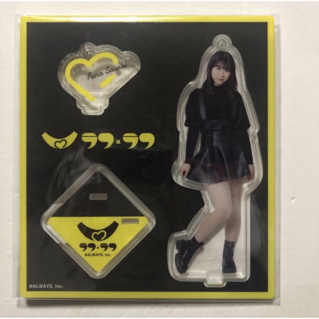 ラフラフ日比野芽奈アクリルスタンド黒衣装100億点