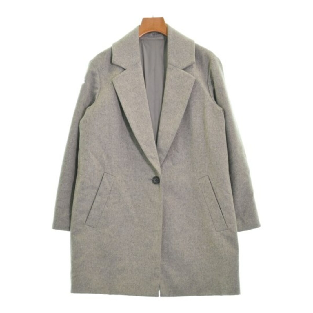 theory グレー チェスターコート M