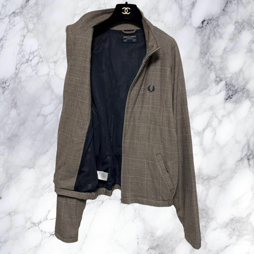 フレッドペリー リバーシブル 中綿 ジャケット サイズL チェック柄