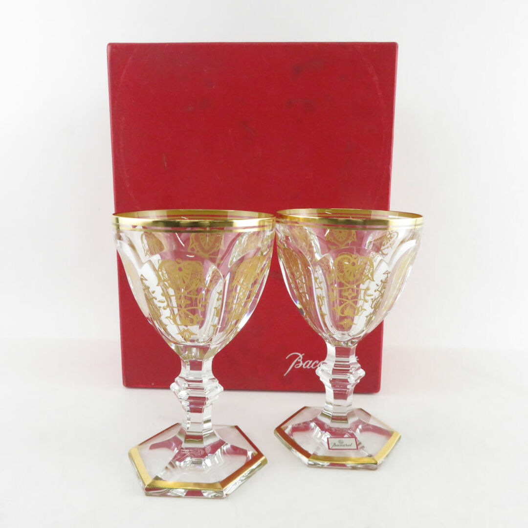 BACCARATバカラ/※廃盤極稀少型エンパイア 金彩蓋物美品
