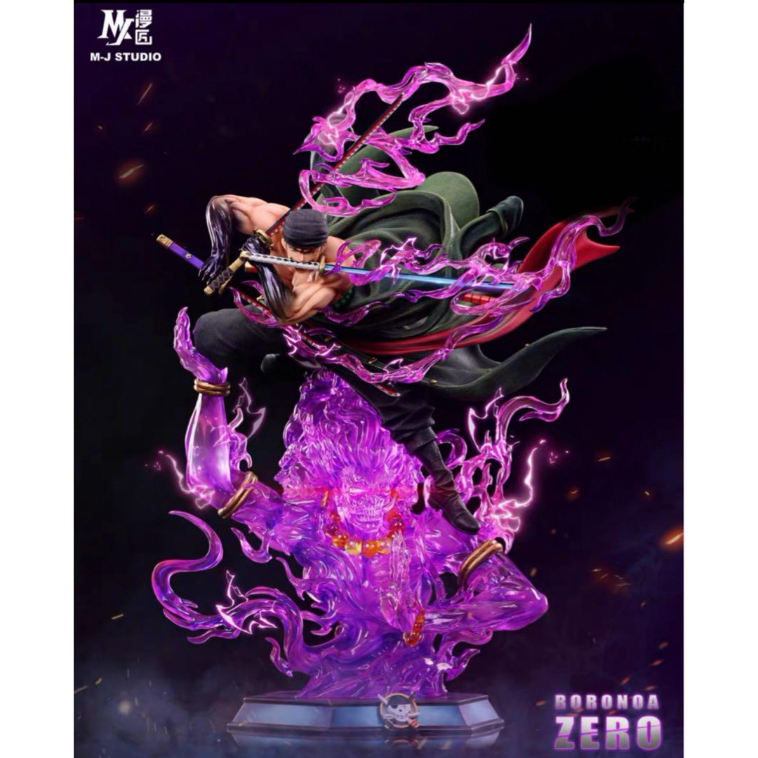 ゾロ 緑色ver. 台座透明版 MJ ガレージキット フィギュア ワンピース