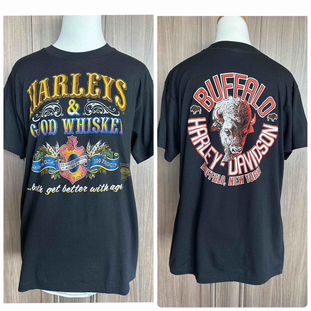 80s ビンテージ スカル Tシャツ ハーレーダビットソン デッド