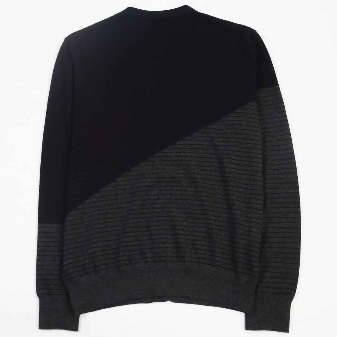 未使用 イタリア製 エルメス HERMES ボーダー Vネック カットソー M 未