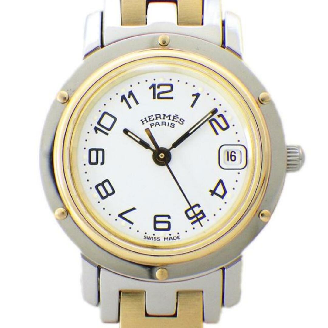 HERMESエルメス/CL4.220/クリッパー/レディース腕時計/コンビ/新型