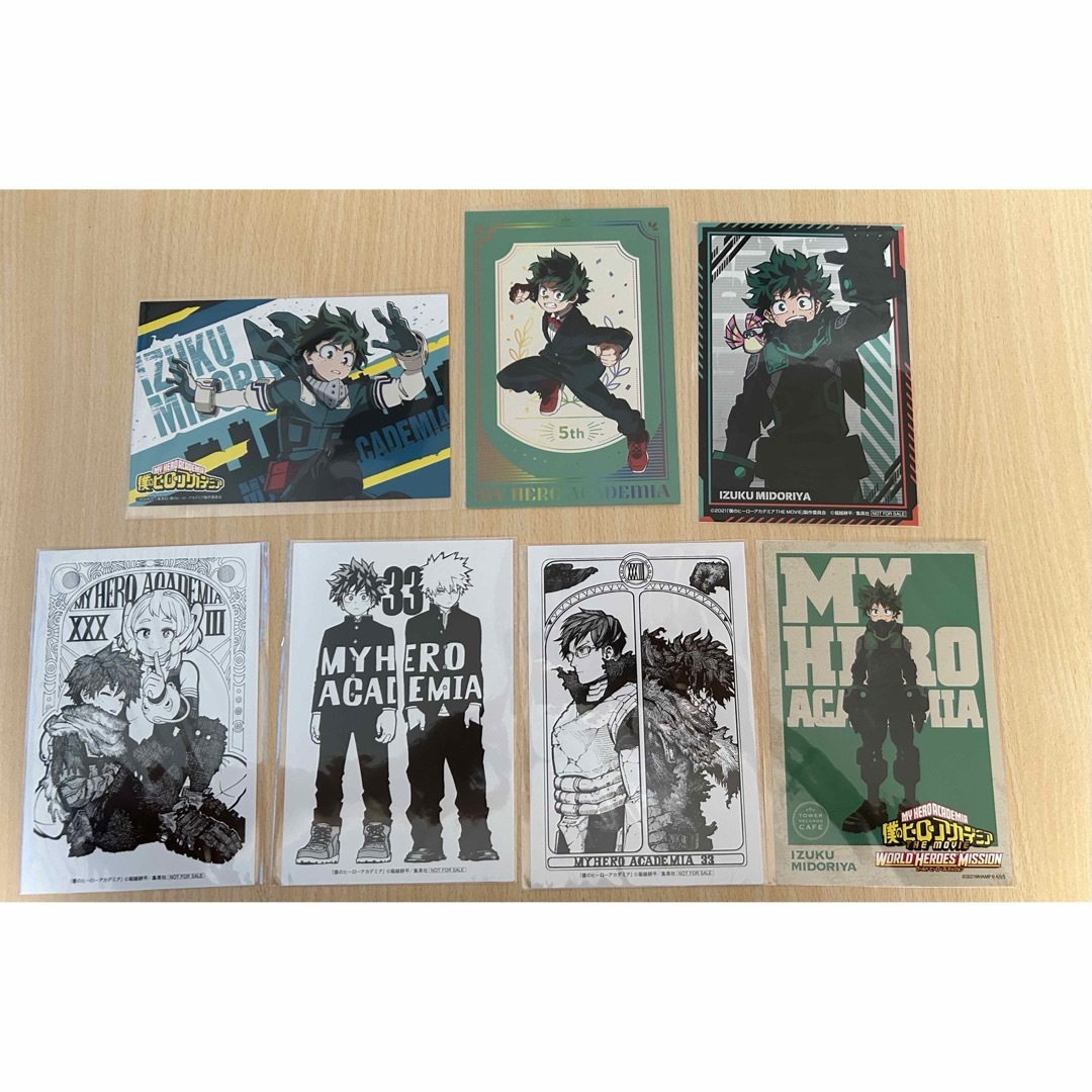 緑谷 名刺 ヒロアカ展 まとめ売り