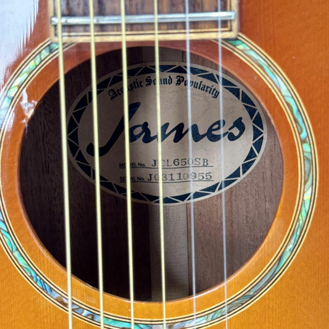 James JCL650 ジェームス アコースティックギター トップ単板 James