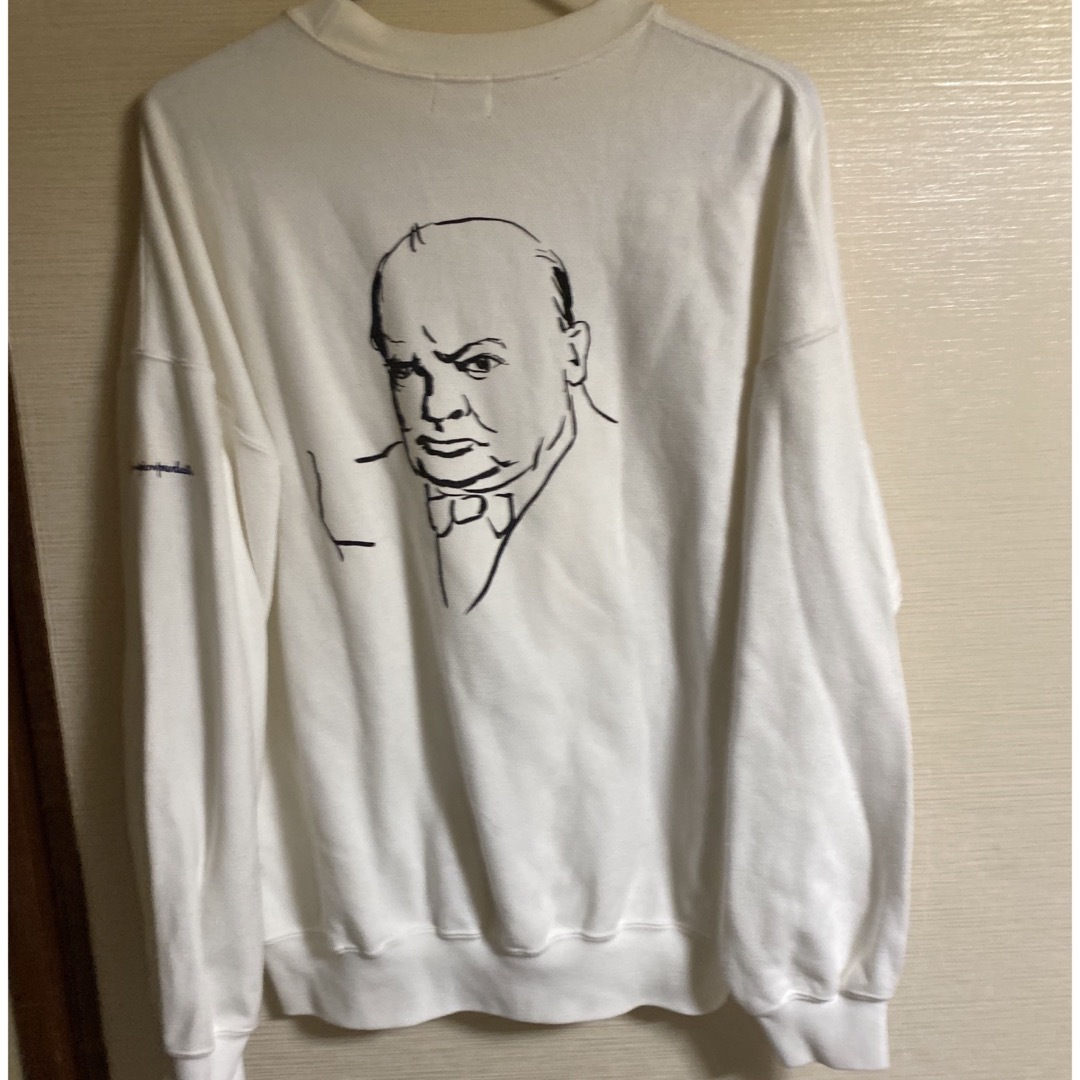 ヴンティージレアウィンストンチャーチル自画像バックプリント