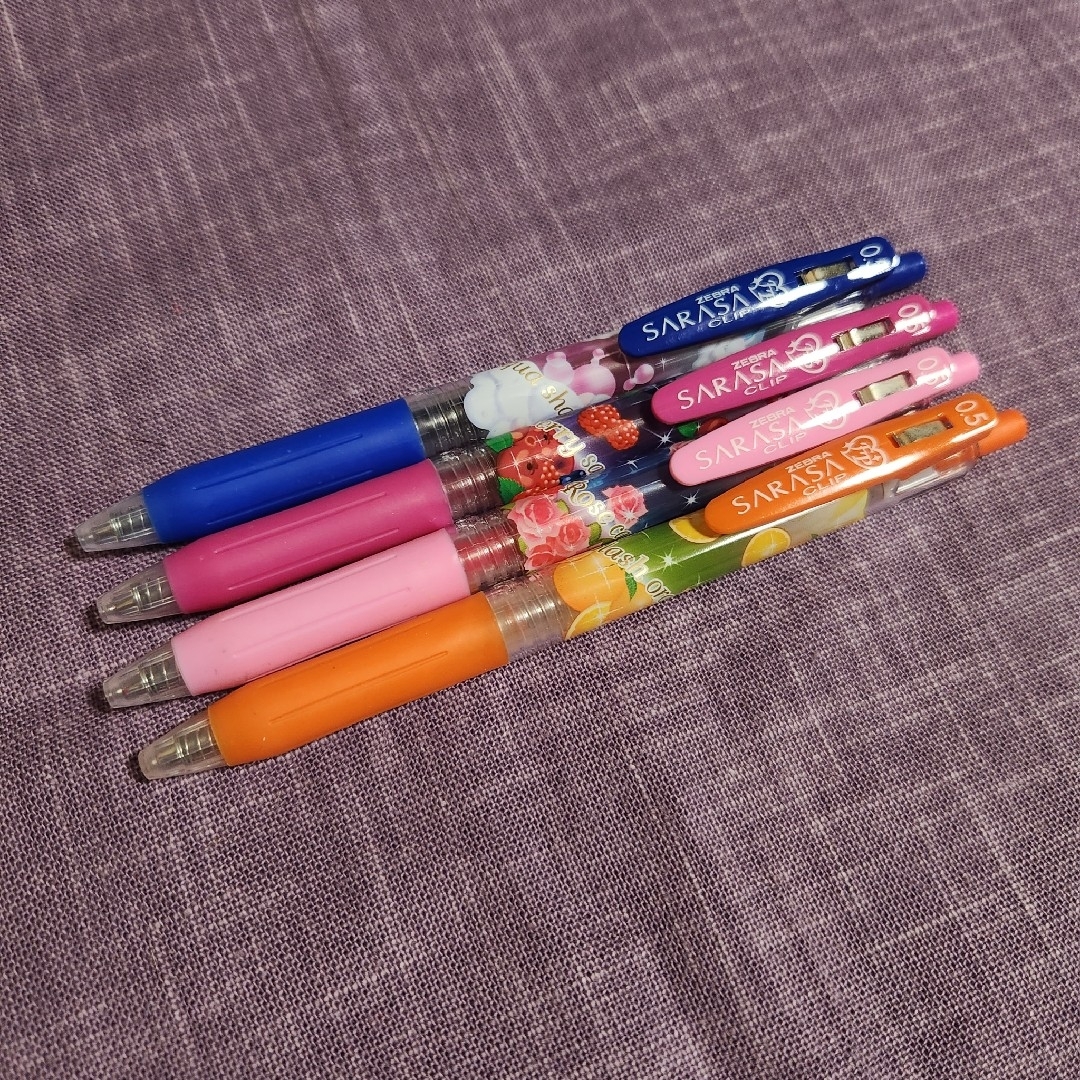 ゼブラZEBRAサラサクリップフレッシュパラダイス5色セット