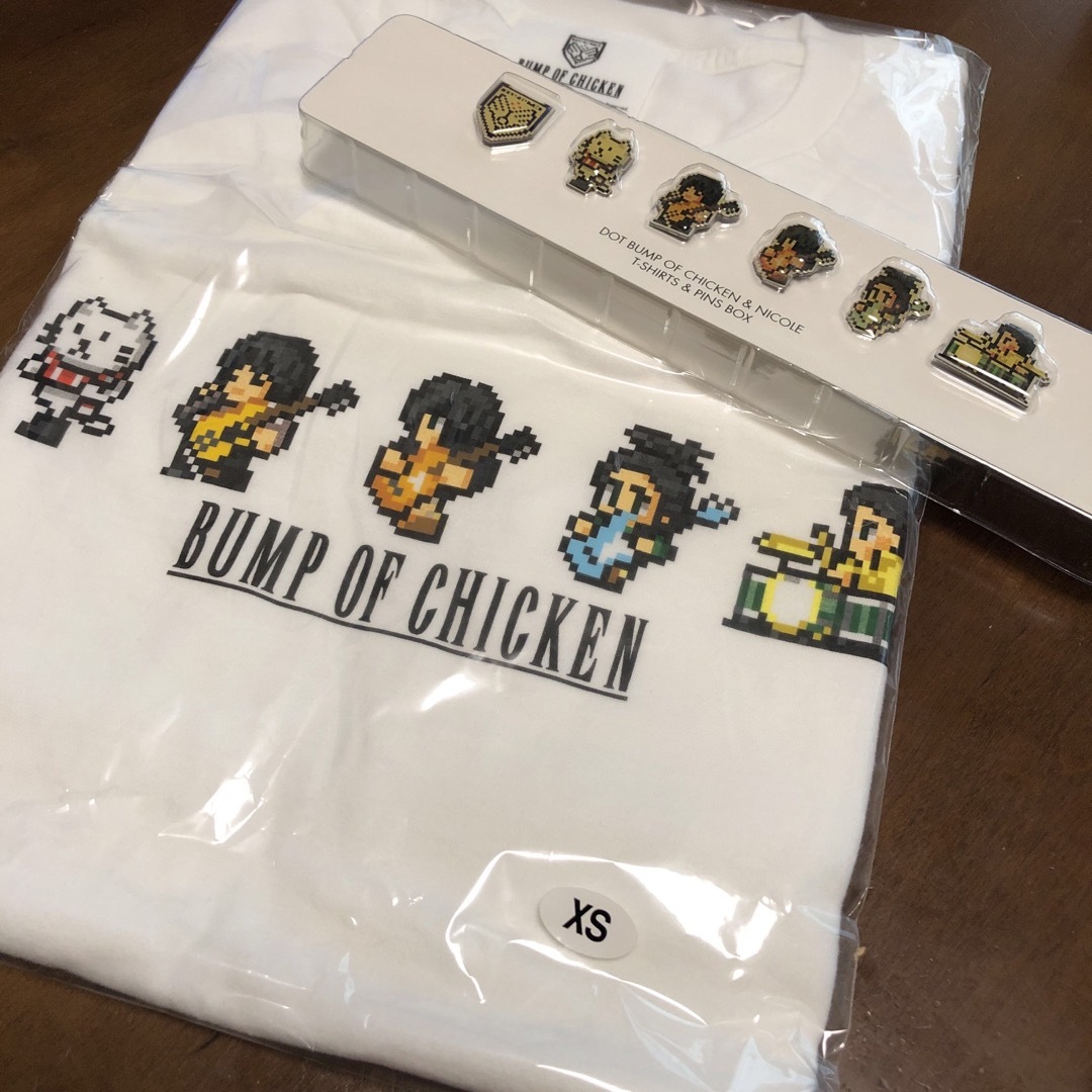 BUMP OF CHICKEN Tシャツ・ピンバッジセット M BUMP OF CHICKEN 公式