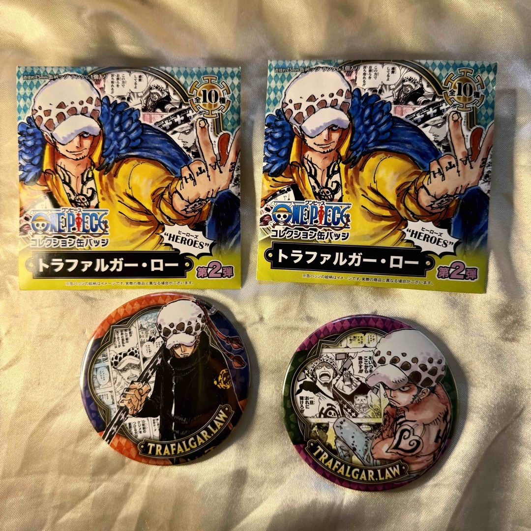 ワンピース コレクション缶バッジ HEROES 第2弾 トラファルガー・ロー