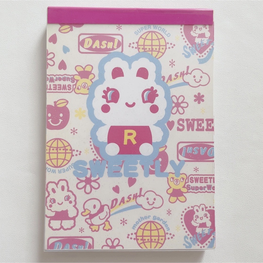 平成レトロ ファンシー文具 うさぎ くま メモ帳の通販 by まるちゃん's