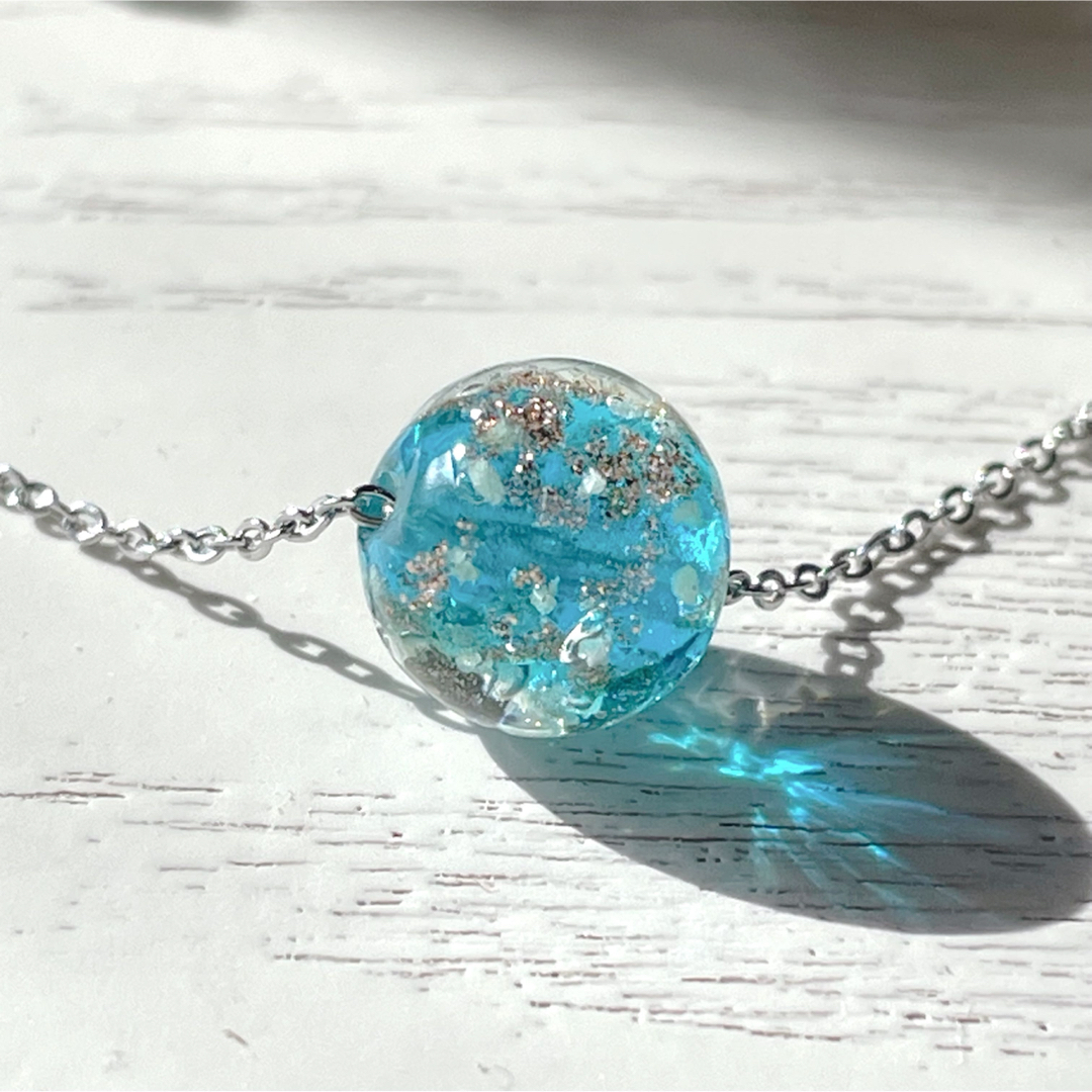 三鷹の森ジブリ美術館 とんぼ玉 ネックレス トトロ 新品未使用 ガラス