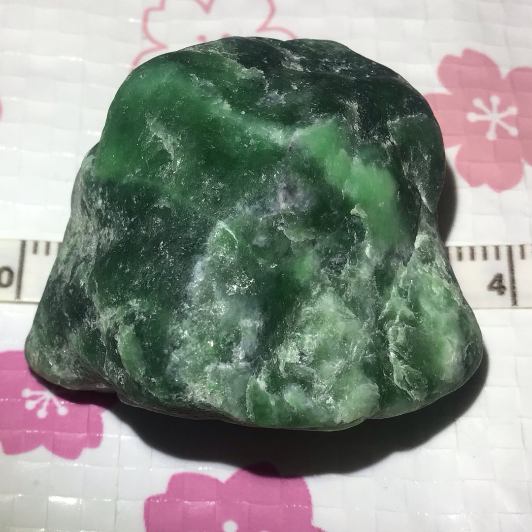 確認用】糸魚川翡翠 土倉沢 濃翠（3）30.0g