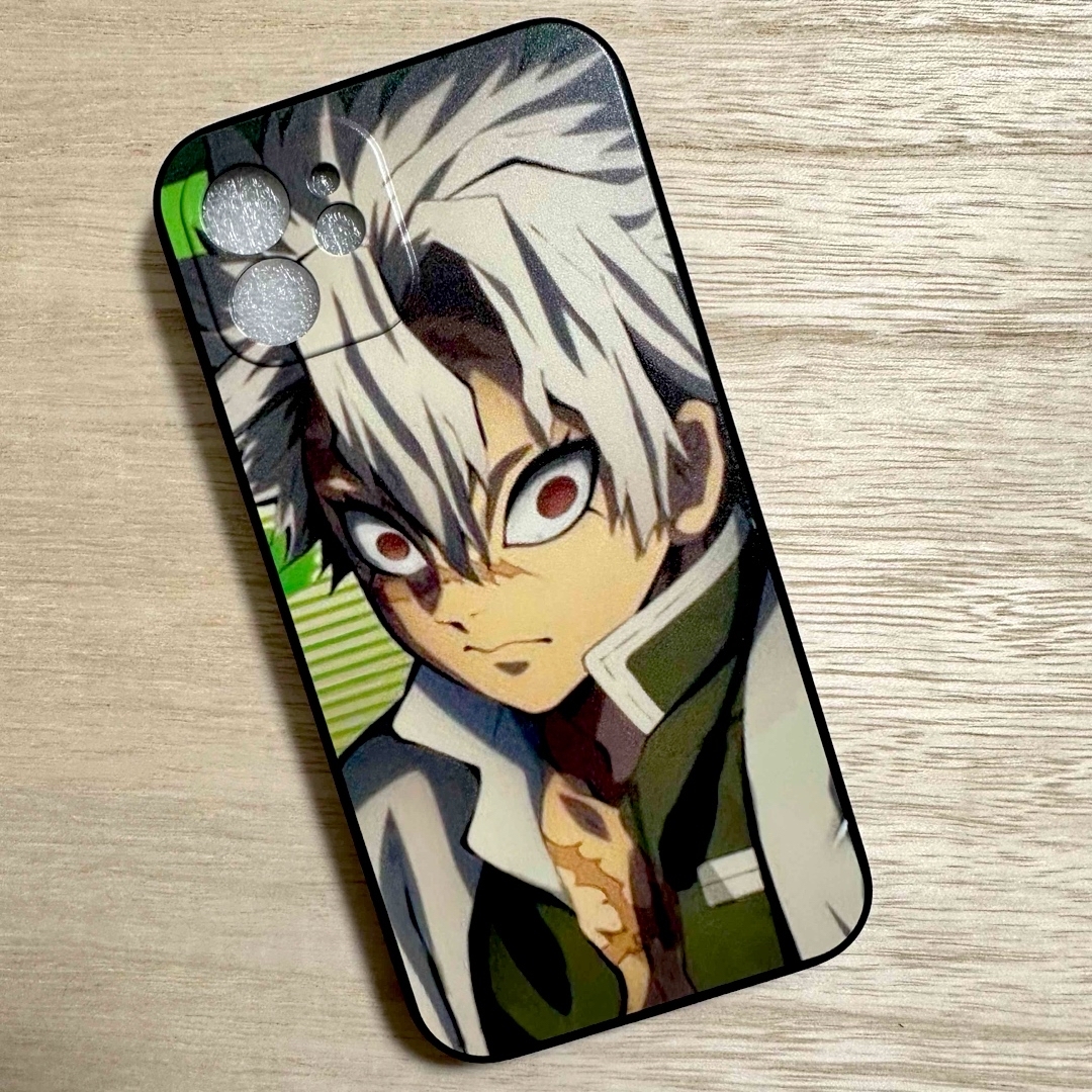 鬼滅の刃】不死川実弥 TPU黒ケース【iPhone 12】の通販 by Nagihara's