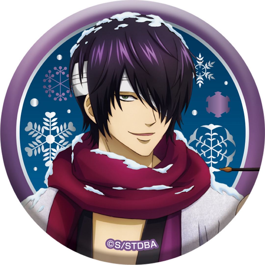 銀魂 花鳥風月 J-WORLD 缶バッジ 坂田銀時 高杉晋助 2点 セット