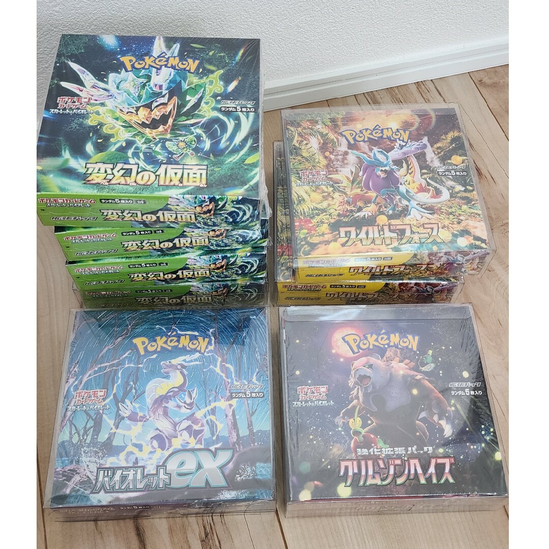 ポケモン - 週末セール〖引退品〗シュリンク付きポケカ8BOXセットの