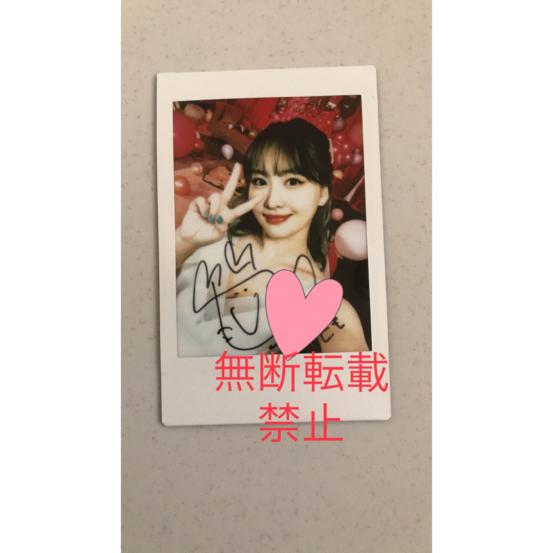 TWICE #TWICE4 チェヨン チェキ 直筆サイン入り TWICE チェヨン サイン