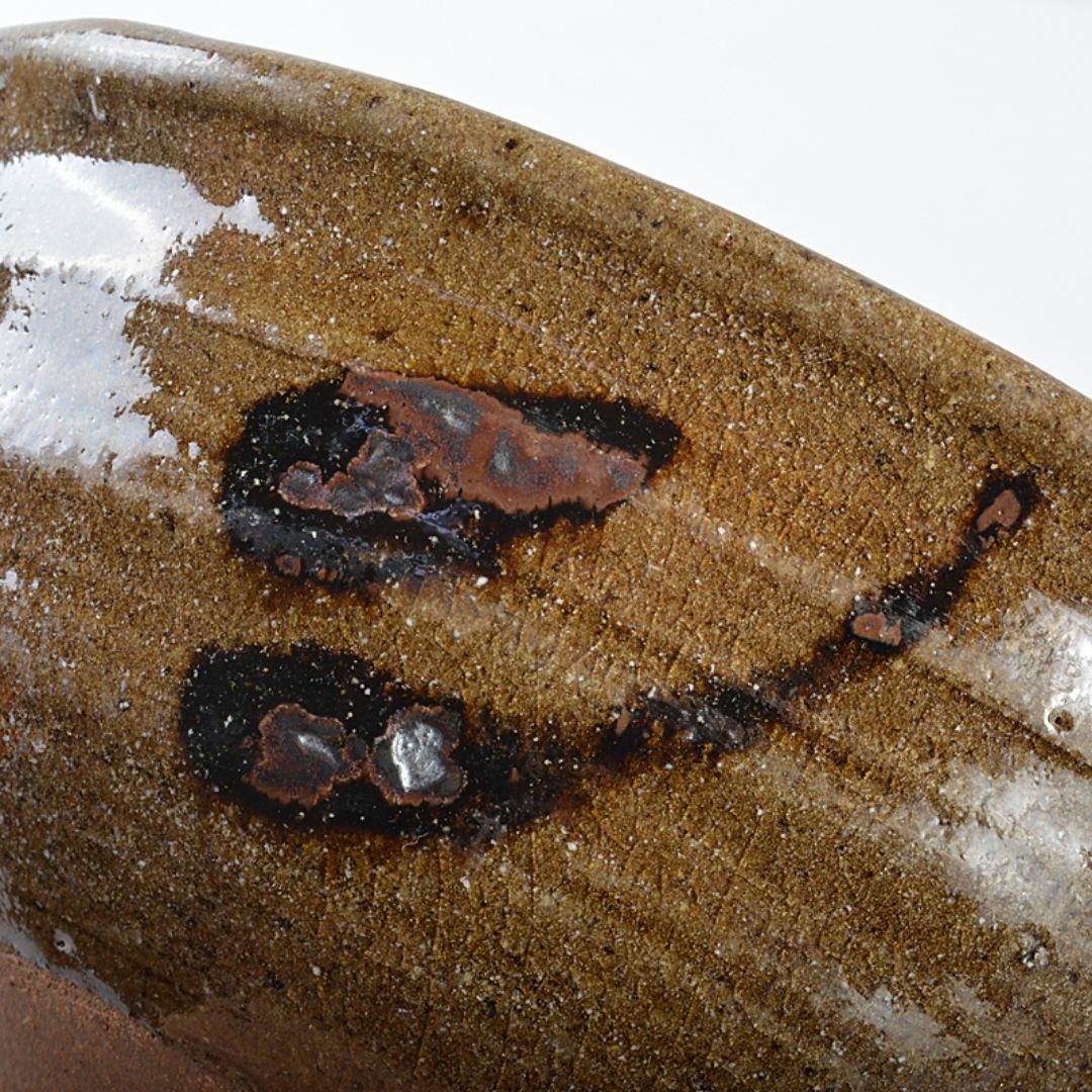 加藤唐九郎 一無斎（一ム斎）作 絵唐津 茶碗 淡々斎極め箱二重箱 H