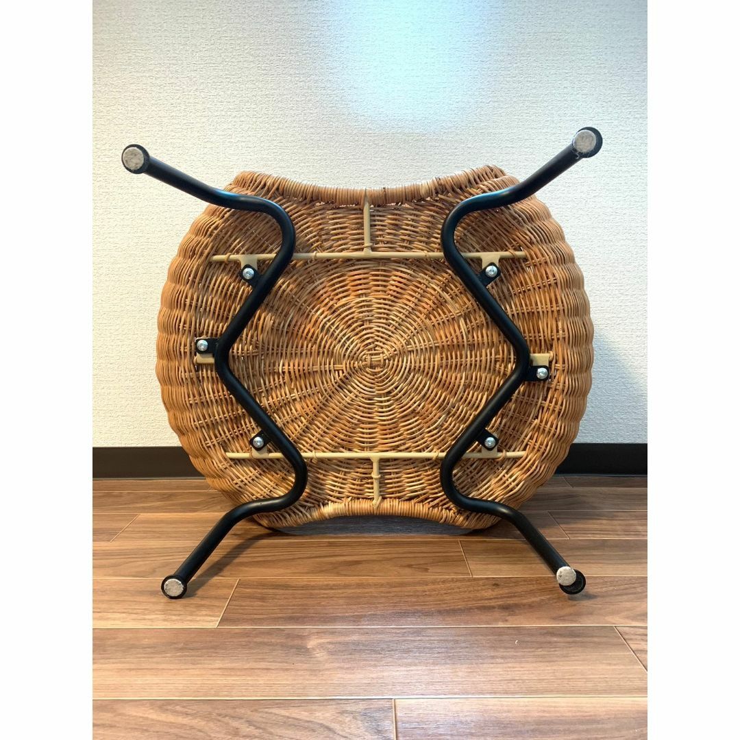 IKEA ガムレフルト ラタン製収納付きスツール GAMLEHULT ガムレフルト